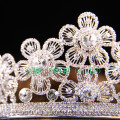 Прекрасный цветочный дизайн Tiara Bridal Rhinestone Crown